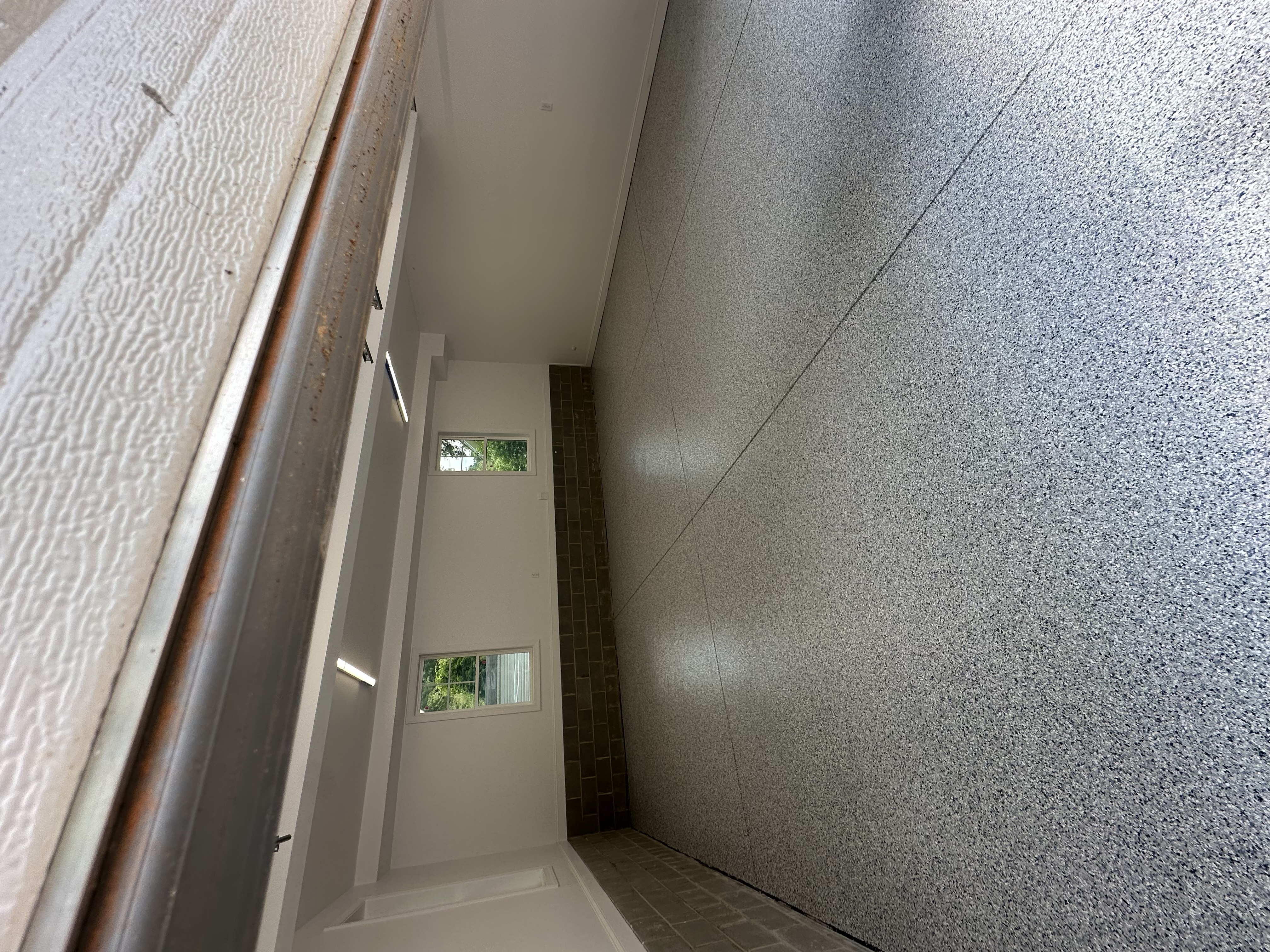 Decorative epoxy flooring project by Southern Surfaces LLC